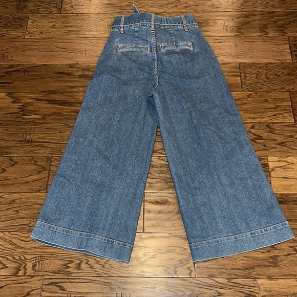 Joie Marylu Tie Culottes Wide Leg Ankle High Rise Size 2 - Picture 2 of 16